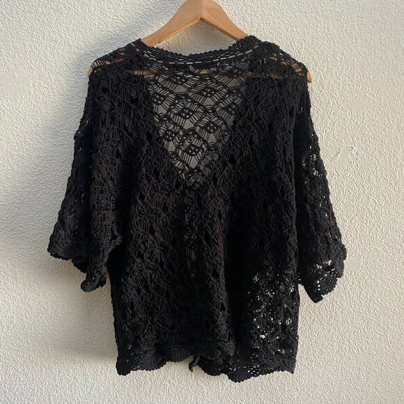 Vintage Moda International Victoria's Secret Y2K 1/2 Sleeve Cardigan Sweater S - Picture 3 of 3